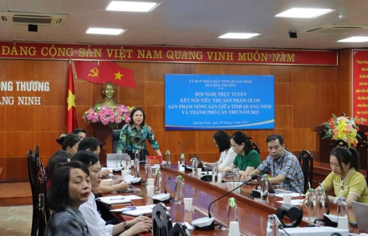 Hội nghị trực tuyến kết nối tiêu thụ sản phẩm OCOP và Nông sản