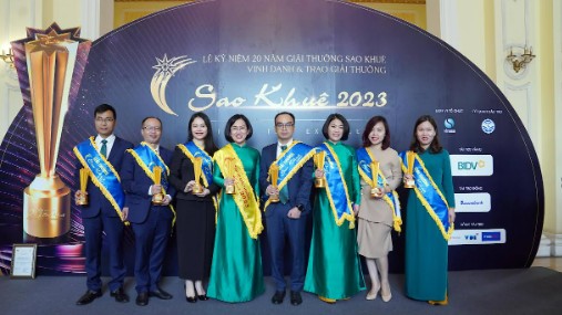 09 sản phẩm công nghệ thông tin của BIDV đạt giải Sao Khuê 2023